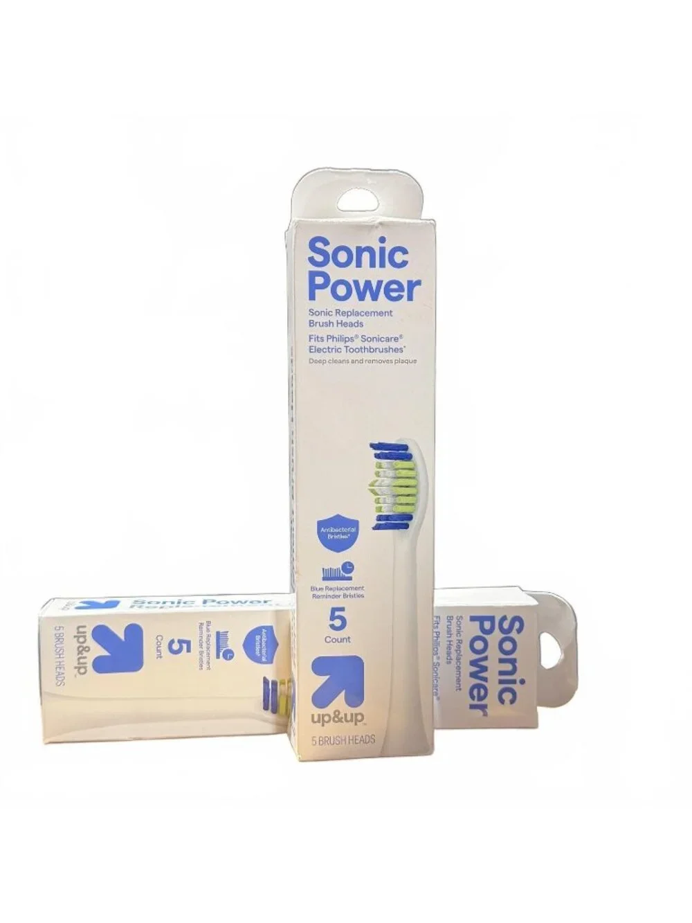 Up&Up Sonic Toothbrush Replacement Brush Heads - 10x - Fit Philip Sonicare Base